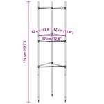 Casa si Gradina - Gradinarit si plante - Plante si ghivece - Ghivece si suporturi - Suport pentru rosii, 2 buc., 116 cm, otel si PP - Infinity.ro