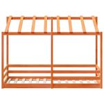 Casa si Gradina - Mobilier - Paturi si accesorii - Paturi - Acoperis pat de copii, 90x190 cm, lemn masiv de pin, maro ceruit - Infinity.ro