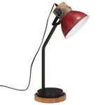 Casa si Gradina/Corpuri si surse de iluminat/Veioze si lampi/Lampi de veghe - Lampa de birou 25 W, rosu uzat, 18x18x60 cm, E27 - Infinity.ro