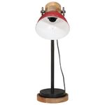 Casa si Gradina/Corpuri si surse de iluminat/Veioze si lampi/Lampi de veghe - Lampa de birou 25 W, rosu uzat, 18x18x60 cm, E27 - Infinity.ro