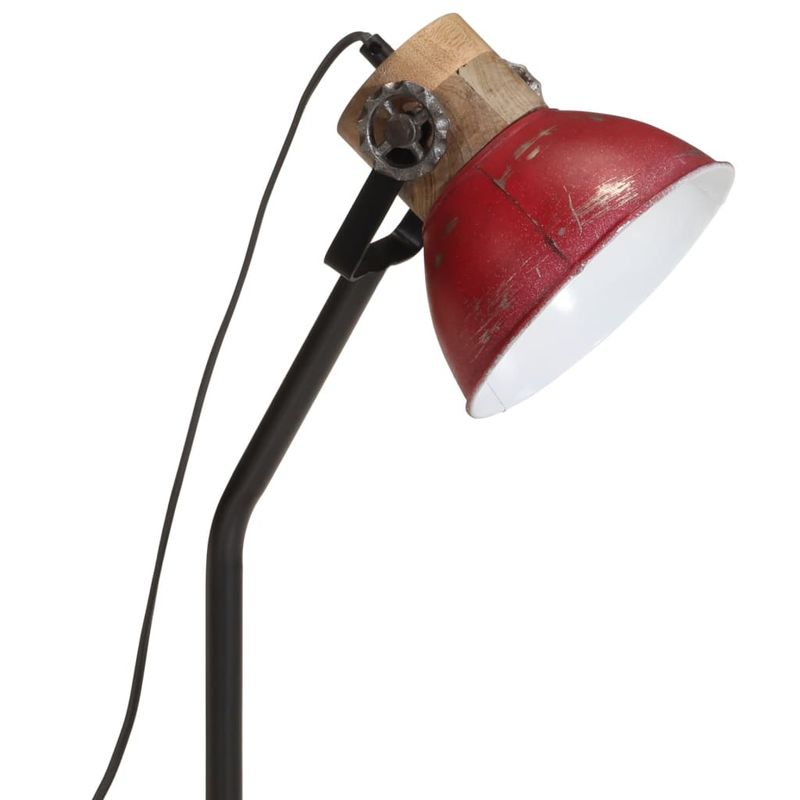 Casa si Gradina/Corpuri si surse de iluminat/Veioze si lampi/Lampi de veghe - Lampa de birou 25 W, rosu uzat, 18x18x60 cm, E27 - Infinity.ro