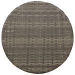 Casa si Gradina - Gradina si terasa - Mobilier exterior - Seturi mobila gradina - Set bistro de gradina cu perne, 3 piese, gri, poliratan - Infinity.ro