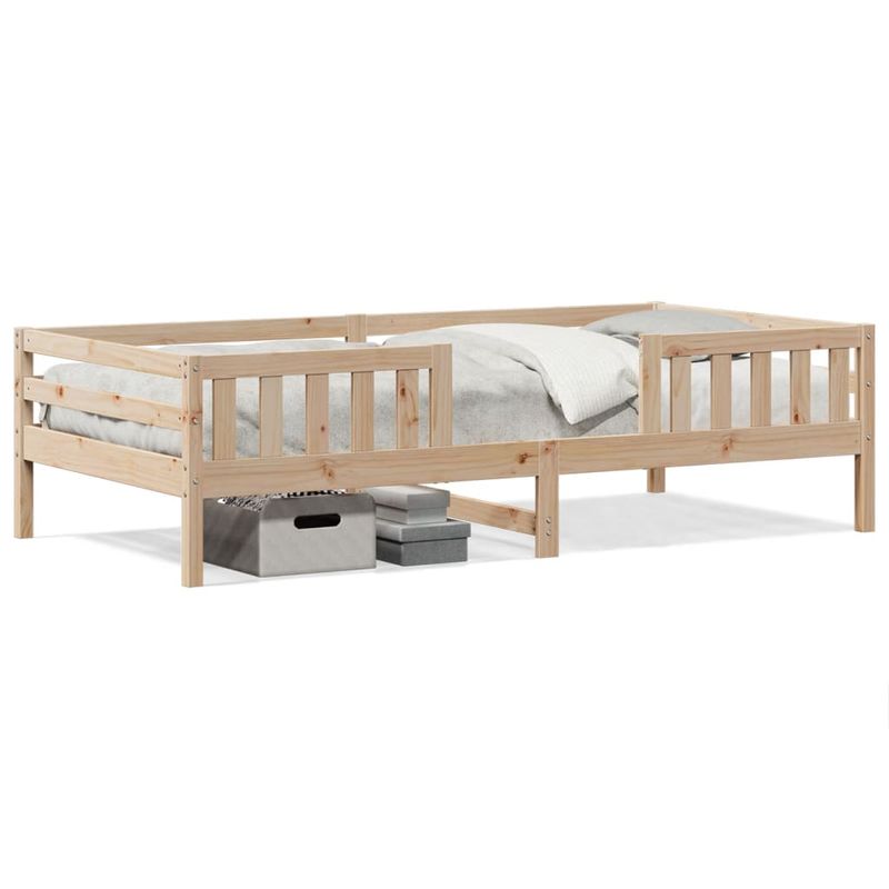 Casa si Gradina - Mobilier - Paturi si accesorii - Paturi - Cadru de pat, 75x190 cm, lemn masiv de pin - Infinity.ro