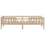 Casa si Gradina - Mobilier - Paturi si accesorii - Paturi - Cadru de pat, 75x190 cm, lemn masiv de pin - Infinity.ro