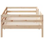 Casa si Gradina - Mobilier - Paturi si accesorii - Paturi - Cadru de pat, 75x190 cm, lemn masiv de pin - Infinity.ro