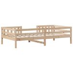 Casa si Gradina - Mobilier - Paturi si accesorii - Paturi - Cadru de pat, 75x190 cm, lemn masiv de pin - Infinity.ro