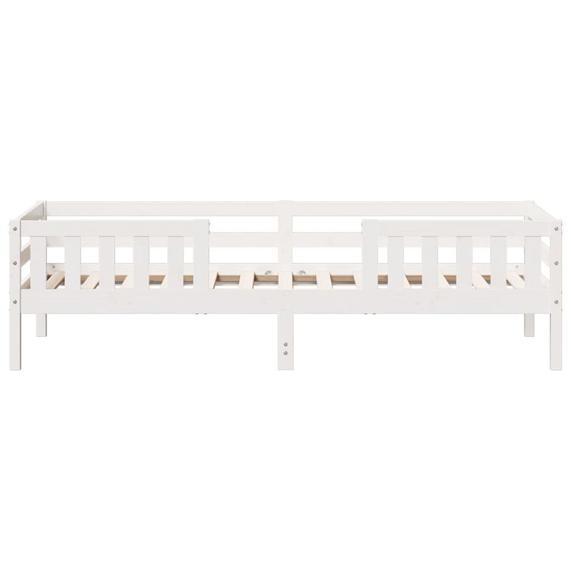Casa si Gradina - Mobilier - Paturi si accesorii - Paturi - Cadru de pat, alb, 90x190 cm, lemn masiv de pin - Infinity.ro