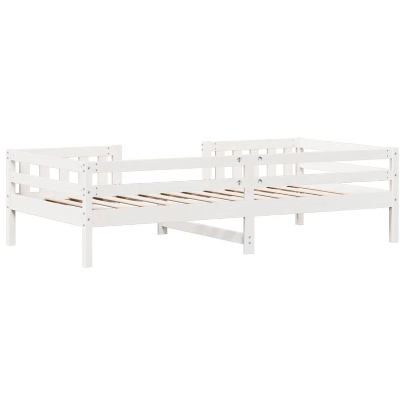 Casa si Gradina - Mobilier - Paturi si accesorii - Paturi - Cadru de pat, alb, 90x190 cm, lemn masiv de pin - Infinity.ro