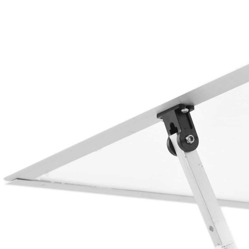 Casa si Gradina - Gradinarit si plante - Sere si solarii - Sere cu cadru de baza, argintiu, 169x58x195 cm, aluminiu - Infinity.ro