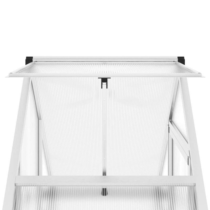 Casa si Gradina - Gradinarit si plante - Sere si solarii - Sere cu cadru de baza, argintiu, 169x58x195 cm, aluminiu - Infinity.ro