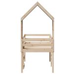 Casa si Gradina - Mobilier - Paturi si accesorii - Paturi - Pat inalt cu acoperis, 80x200 cm, lemn masiv de pin - Infinity.ro