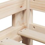 Casa si Gradina - Mobilier - Paturi si accesorii - Paturi - Pat inalt cu acoperis, 80x200 cm, lemn masiv de pin - Infinity.ro