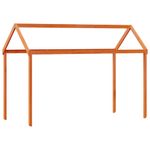 Casa si Gradina - Mobilier - Paturi si accesorii - Paturi - Pat inalt de dormitor, maro ceruit, 90x200cm, lemn masiv de pin - Infinity.ro