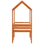 Casa si Gradina - Mobilier - Paturi si accesorii - Paturi - Pat inalt de dormitor, maro ceruit, 90x200cm, lemn masiv de pin - Infinity.ro