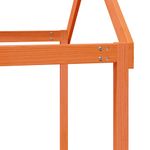 Casa si Gradina - Mobilier - Paturi si accesorii - Paturi - Pat inalt de dormitor, maro ceruit, 90x200cm, lemn masiv de pin - Infinity.ro