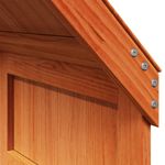 Casa si Gradina - Mobilier - Paturi si accesorii - Paturi - Pat supraetajat cu acoperis maro ceruit 80x200cm lemn masiv pin - Infinity.ro