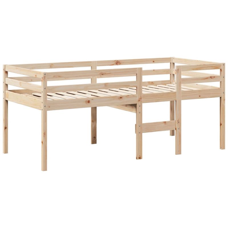 Casa si Gradina - Mobilier - Paturi si accesorii - Paturi - Pat inalt cu acoperis, 90x200 cm, lemn masiv de pin - Infinity.ro