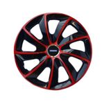 Auto si Moto - Anvelope si jante - Accesorii roti - Capace roti - Set 4 capace roti pentru Volvo, model Extra Stig rosu si negru, R17, Volvo - Infinity.ro