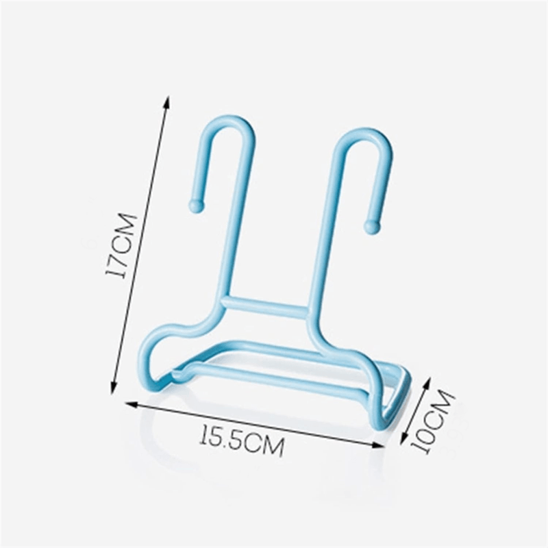 Casa si Gradina - Mobilier - Organizare si depozitare - Organizatoare pentru sertare si dulapuri - Set 2 bucati, Suport pentru pantofi cu umeras, Organizator pantofi, culoare Bleu ABYZ™ - Infinity.ro