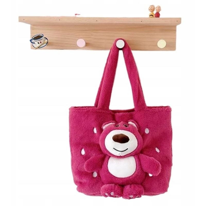 Fashion, accesorii si bijuterii - Copii - Accesorii copii - Genti si rucsacuri copii - Gentuta copii din Plus, dimensiuni 30x25cm culoare Visiniu ABYZ™ - Infinity.ro