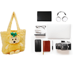 Fashion, accesorii si bijuterii - Copii - Accesorii copii - Genti si rucsacuri copii - Gentuta copii din Plus, dimensiuni 30x25cm culoare Galben ABYZ™ - Infinity.ro