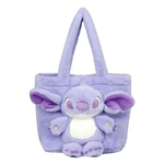 Fashion, accesorii si bijuterii - Copii - Accesorii copii - Genti si rucsacuri copii - Gentuta copii din Plus, Tip Stitch dimensiuni 35x27cm culoare Mov ABYZ™ - Infinity.ro