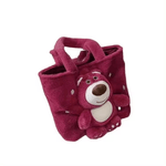 Fashion, accesorii si bijuterii - Copii - Accesorii copii - Genti si rucsacuri copii - Gentuta copii din Plus, dimensiuni 30x25cm culoare Visiniu ABYZ™ - Infinity.ro