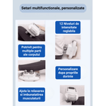 Ingrijire personala si Cosmetice - Sanatate si wellness - Articole wellness - Aparate si dispozitive de masaj - Aparat electric de masaj cu vibratii, tip pistol cu percutie, 4 moduri, 12 trepte, 3200 RPM, lumina infrarosie - Infinity.ro