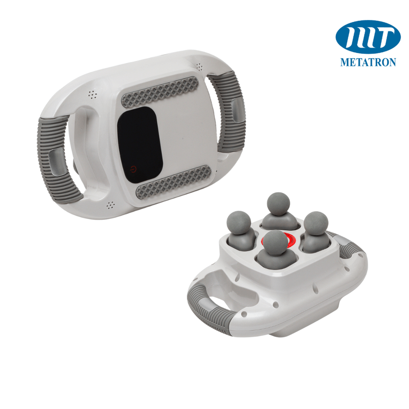 Ingrijire personala si Cosmetice - Sanatate si wellness - Articole wellness - Aparate si dispozitive de masaj - Aparat electric de masaj cu vibratii, tip pistol cu percutie, 4 moduri, 12 trepte, 3200 RPM, lumina infrarosie - Infinity.ro