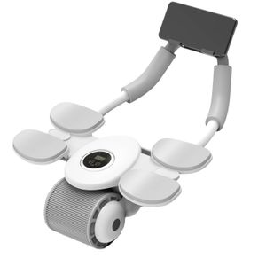 Aparat Fitness tip Roata pentru Abdomen, ABS Roller, Suport Pentru Telefon, Cronometru, Covoras genunchi