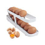 Casa si Gradina - Mobilier - Organizare si depozitare - Recipiente depozitare - Suport de oua cu 2 nivele 12-14oua, dimensiuni 36,1x10,2x8,6cm ABYZ™ - Infinity.ro