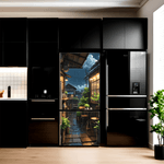 Casa si Gradina - Decoratiuni - Stickere decorative - Folie imprimata color pentru decor Frigider, dimensiune 200 x 90cm, model: AVX-FR23 - Infinity.ro