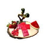 Casa si Gradina - Decoratiuni - Aromaterapie si lumanari - Ceara parfumata - Tableta din ceara naturala de soia parfumata - Red Fusion, handmade 50 g - Infinity.ro