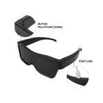 Laptop, Telefoane si Tablete - Wearables si gadgeturi - Gadgeturi - Accesorii SMART - Ochelari LED pentru petreceri - Ochelari LED Bluetooth pentru festivaluri LED ALB - Infinity.ro