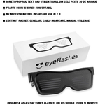 Laptop, Telefoane si Tablete - Wearables si gadgeturi - Gadgeturi - Accesorii SMART - Ochelari LED pentru petreceri - Ochelari LED Bluetooth pentru festivaluri LED ALB - Infinity.ro