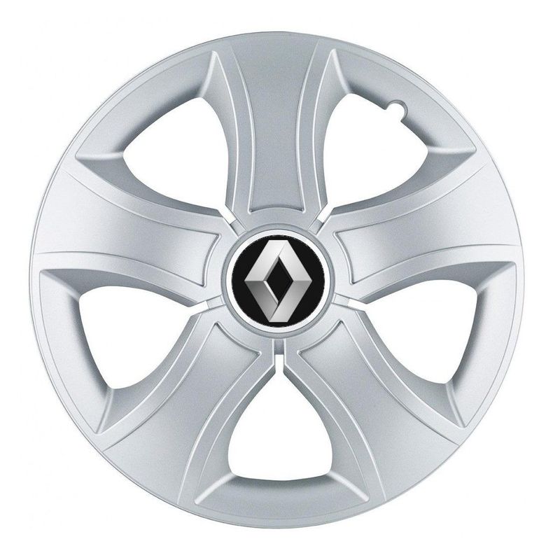 Auto si Moto - Anvelope si jante - Accesorii roti - Capace roti - Set 4 capace roti pentru Renault, model Bis gri, R13 - Infinity.ro