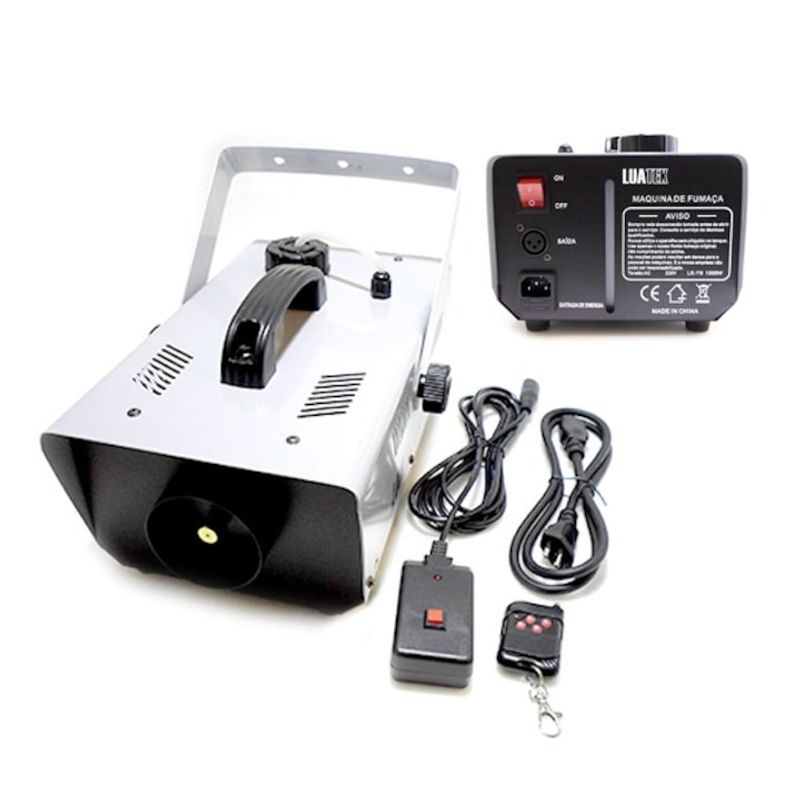Casa si Gradina - Decoratiuni - Decoratiuni petrecere - Accesorii pentru petrecere - Set Masina de fum si Masina baloane 60W, IdeallStore®, 1200 W, lichid 4.5 l inclus - Infinity.ro