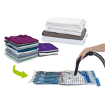 Casa si Gradina - Mobilier - Organizare si depozitare - Pungi depozitare - Sac de vidat haine, perne, pilote, 80×110cm, transparent - Infinity.ro