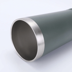 Casa si Gradina - Bucatarie si vesela - Accesorii bar - Termosuri si Cani termos - Cana tip termos cu boxa bluetooth, capacitate 500ml, capac cu deschizator sticle, incarcare USB, lumina led , negru ABYZ - Infinity.ro