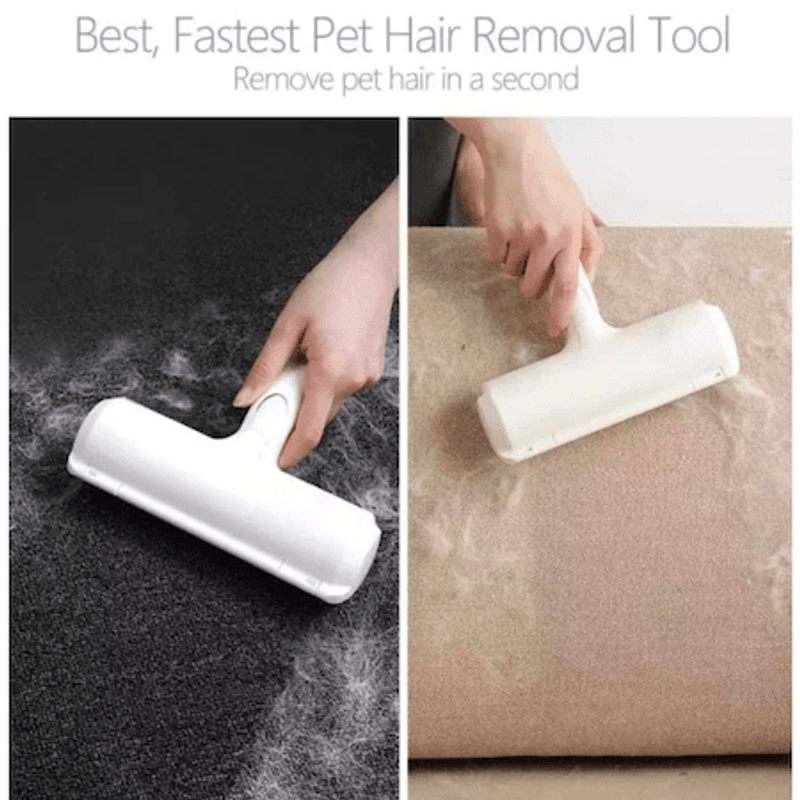 Electronice si Electrocasnice - Ingrijirea locuintei - Aspiratoare - Perie pentru curatarea parului de caini, pisici sau alte animale de companie, culoare rosu alb - Infinity.ro