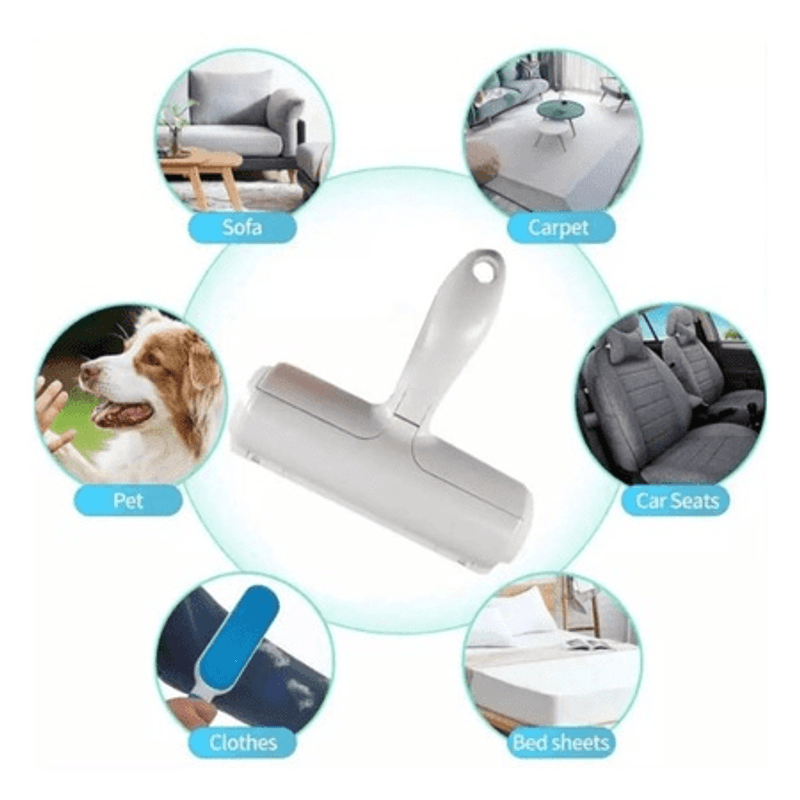 Electronice si Electrocasnice - Ingrijirea locuintei - Aspiratoare - Perie pentru curatarea parului de caini, pisici sau alte animale de companie, culoare rosu alb - Infinity.ro