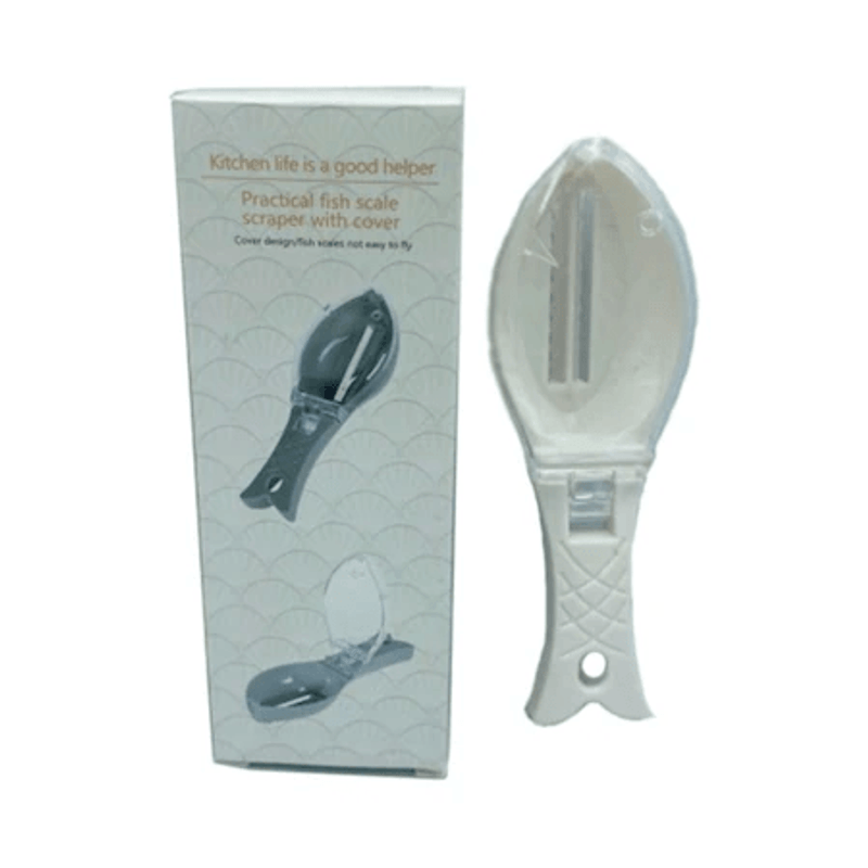 Casa si Gradina - Bucatarie si vesela - Ustensile bucatarie - Seturi ustensile de bucatarie - Dispozitiv cu capac pentru curatarea solzilor de peste - Infinity.ro