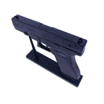 Market - Tutun si tigari - Articole si accesorii tutun - Bricheta Pistol Model Glock, Antivant, Reincarcabil, Suport, 19 cm, Negru, Dalimag - Infinity.ro