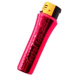 Market - Tutun si tigari - Articole si accesorii tutun - Bricheta cu gaz, antivant, reincarcabila, rosu, personalizata cu textul tau - Infinity.ro