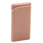 Market - Tutun si tigari - Articole si accesorii tutun - Bricheta Metalica, Slim , Antivant, Rose-gold - Infinity.ro
