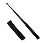 Sport si Outdoor - Camping - Accesorii camping si drumetii - Baston telescopic din otel, 77 cm, 4 sectiuni, negru,  husa - Infinity.ro