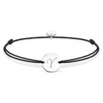 Fashion, accesorii si bijuterii - Femei - Bijuterii femei - Bratari femei - Bratara ajustabila, cu banut rotund si inima, argintiu, gravat litera Y, snur negru - Infinity.ro