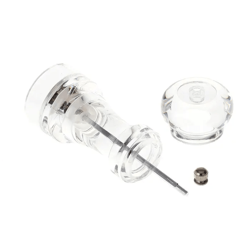 Casa si Gradina - Bucatarie si vesela - Ustensile bucatarie - Rasnite si dozatoare condimente - Rasnita sare si piper transparenta acril si metal 16 cm - Infinity.ro