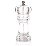 Casa si Gradina - Bucatarie si vesela - Ustensile bucatarie - Rasnite si dozatoare condimente - Rasnita sare si piper transparenta acril si metal 16 cm - Infinity.ro