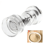 Casa si Gradina - Bucatarie si vesela - Ustensile bucatarie - Rasnite si dozatoare condimente - Rasnita sare si piper transparenta acril si metal 16 cm - Infinity.ro